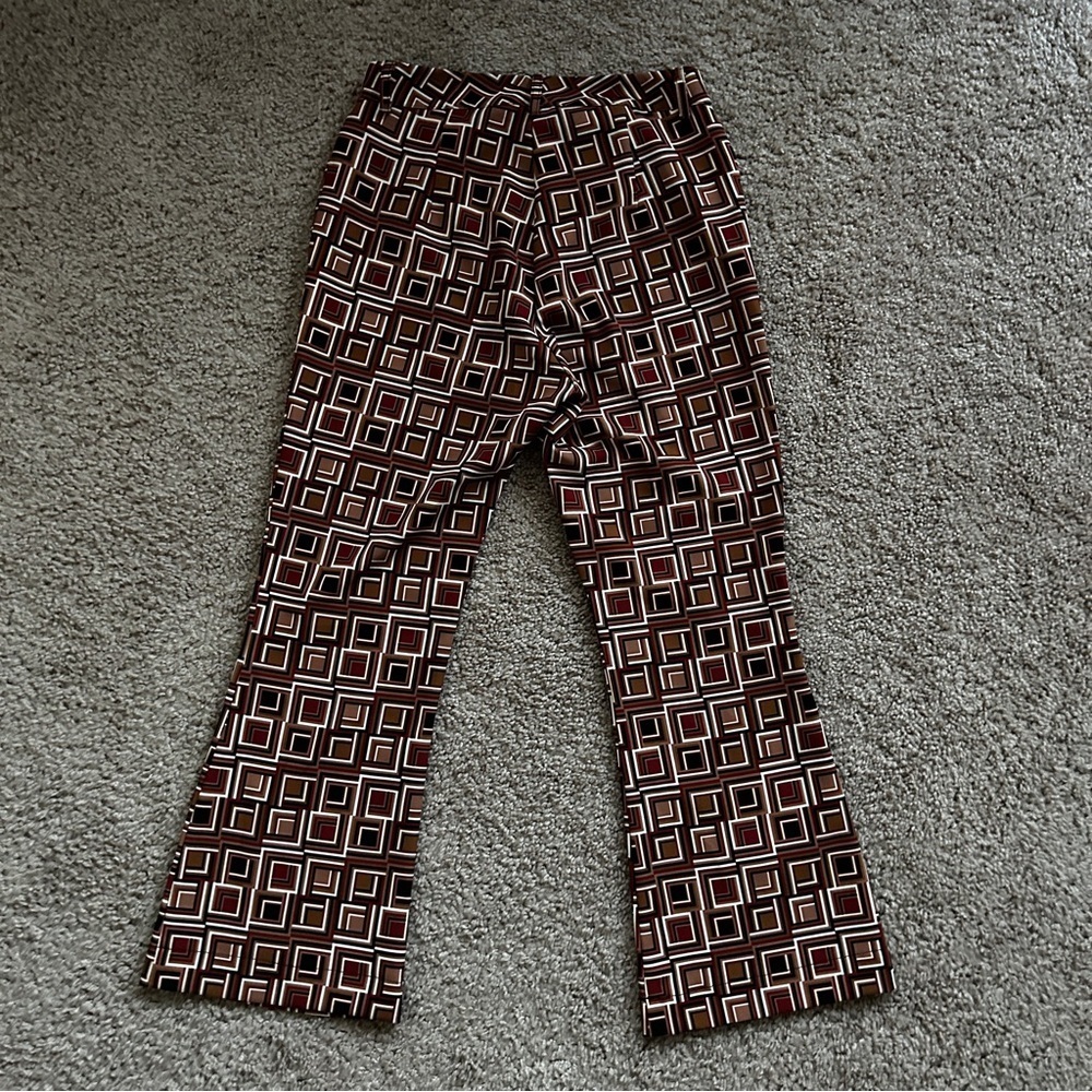 Cristina Gavioli XY Icon Geometric Patterned Pants Size Medium (28) - Picture 5 of 10
